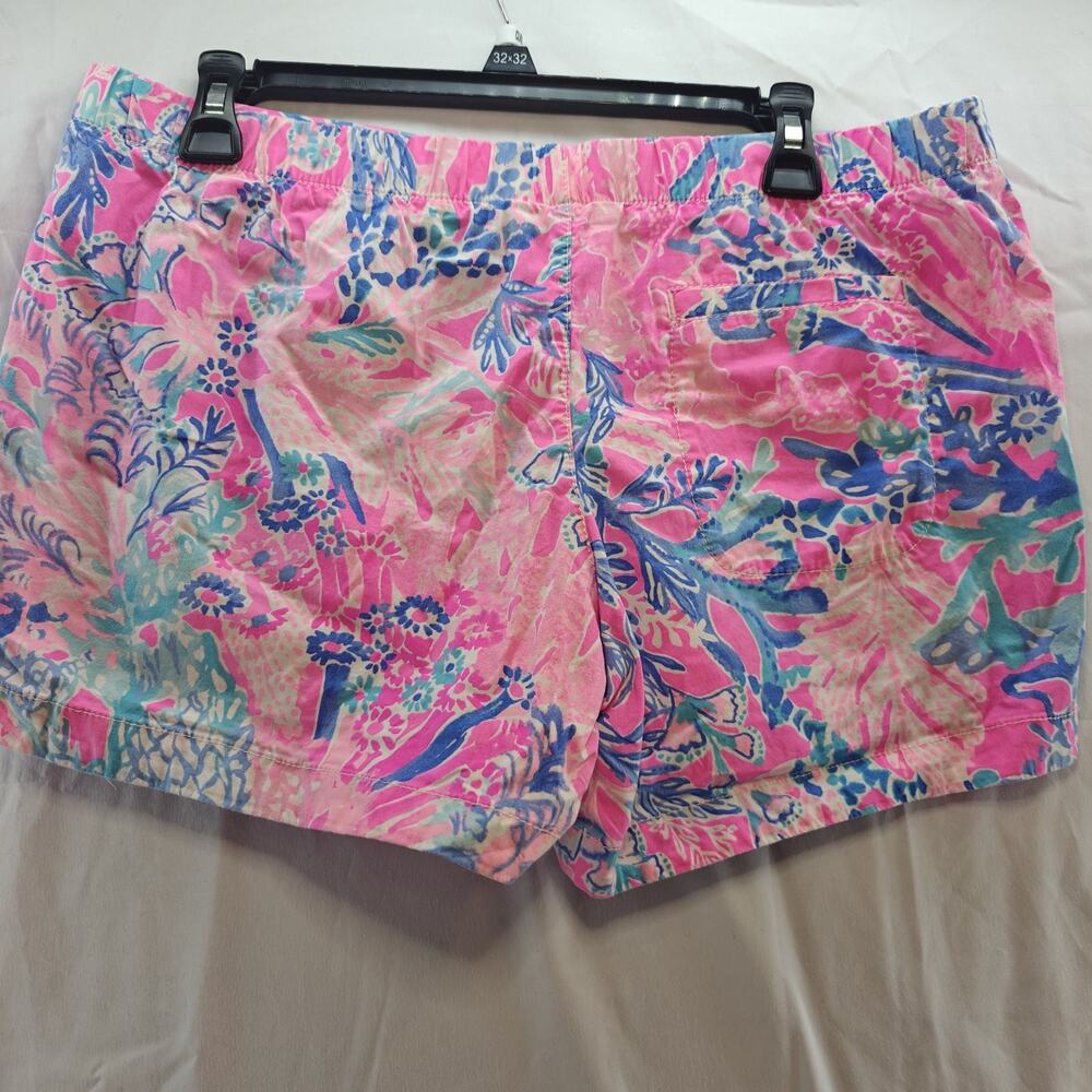 Lilly Pulitzer Ocean View Short Blue Peri Sunrise Bay Women's Size M Shorts